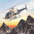逼真的直升机模拟器(Helicopter Simulator: Mountain)