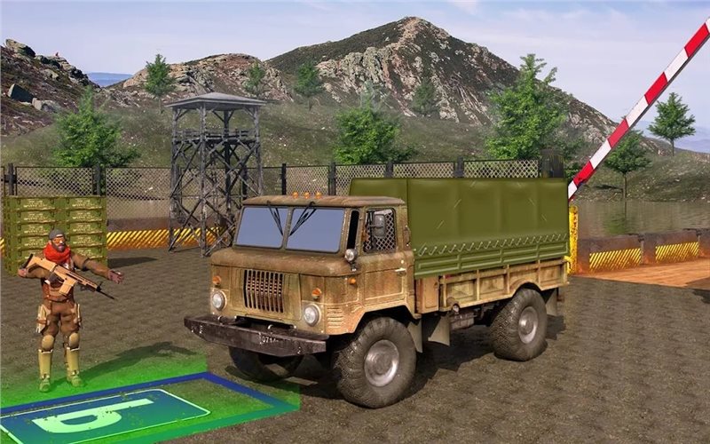 陆军卡车驾驶3d(Army Truck Driving Games 3d)