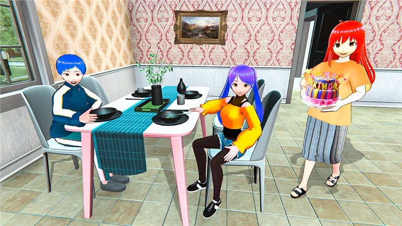 动漫母亲虚拟家庭3D