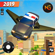 飞行警车驾驶(Flying Police Car Driving Game)